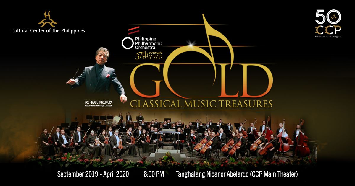 Philippine Philharmonic Orchestra 37th Concert Season: Gold, Classical Music Treasures Image